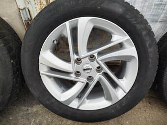 17"zimní alu sada 5x114 origo Nissan Qashqai 2 Juke Kadjar - 2