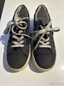 Dívčí kožené podzimní / jarní boty Lasocki vel. 33 - 2