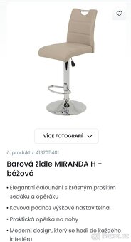 Barové židle 2x - 2