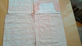 Vintage povlečení pro panenku+vložka do zavinovačky-80.léta - 2