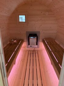 Sudová sauna 2,5 metru s terasou - 2