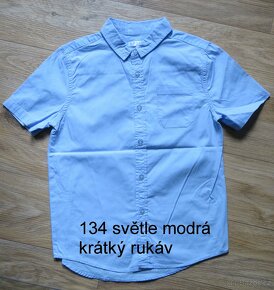 4x chlapecká košile, 134, 140, 146 - 2