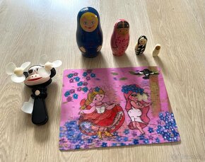 Větráček opička, 3D puzzle a matrjošky - 2