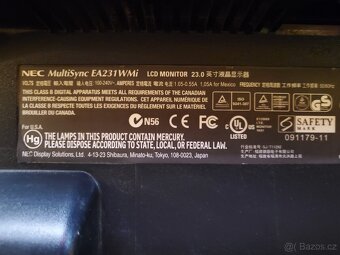 Monitor NEC LCD multisync EA231WMo 23 palců - 2