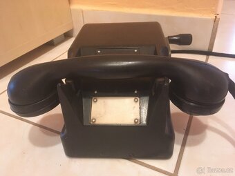 Telefon Tischfernsprecher TF 38, štábní - 2