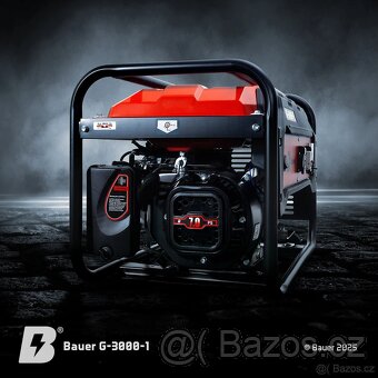 Kompaktní generátor Bauer G-3000-1; 3kW - 2