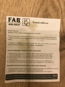 Bezpečnostní vložka FAB 1000 - 2