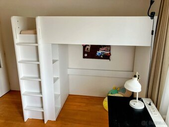Dětská patrová postel se skříní Ikea Smastad - 2