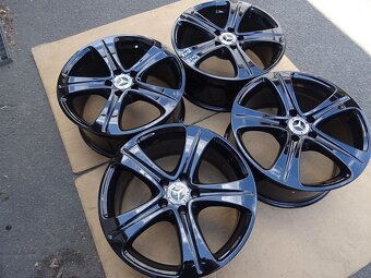 Alu disky černé Mercedes 18", 5x112, ET 43, šíře 8J - 2