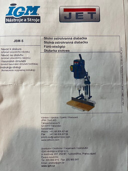 Jet JBM-5 Stolní ostrohranná dlabačka - 2
