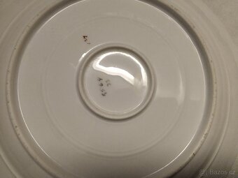 Talíř s poměnkami - velký - 2