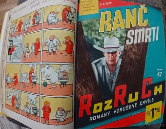 10 x vázaný starý časopis Rozruch 5.. - 2