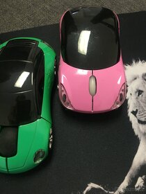 bezdrátová myš auto,podsvícené -NOVÉ - 2