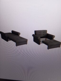 Rozkládací křeslo dva měsíce použité málo . - 2