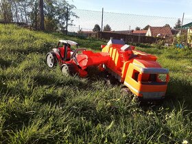 LENA popelářský vůz + traktor - 2