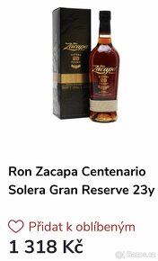 Ron Zacapa Centenario Solera 23y 0,7 l - 2