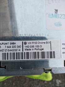 VW Caddy, autoradia + stahovačka dveří.+ přepénač - 2