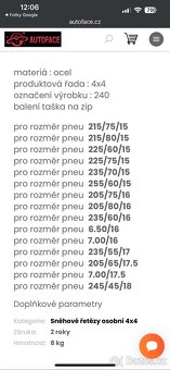 Řeťezy na kola - 2