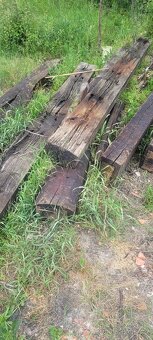 Pražce dubové klasické použité 7 kusů. - 2