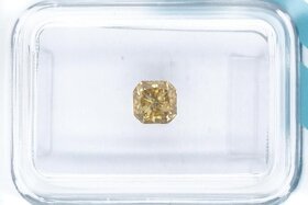 Diamant - Nat. Fancy Intense Brownish Yellow - 0,52ct - VS1 - 2