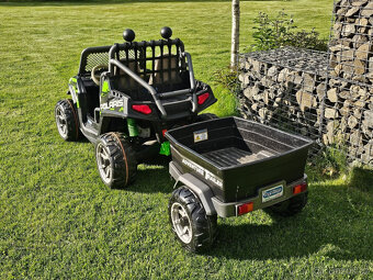 Elektrické auto Peg-Pérego Polaris Ranger RZR + vlek - 2