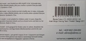 ABREX 1:43 ADELL MOGUL RACING TEAM KRESTA DESIGN 2011 - 2