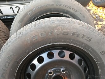 Zimní kola 195 65 15 5x112, Octavia, VW, Seat,Audi - 2