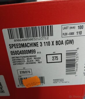 NORDICA Speedmachine 3 110X BOA (GW) vel.275/43 levně - 2