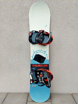 Dětský snowboard CRAZY CREEK, 120 cm + boty - 2