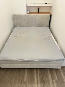 Čalouněná boxspring postel 160x200cm - 2