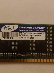 Paměť RAM DDR400 2 x 512 DDR400 MX16 - 2