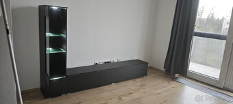 Obývací stěna PAVIA - Matný grafit - 2