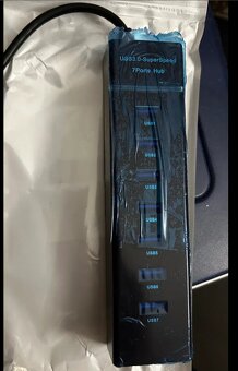 USB 3.0 SuperSpeed HUB – 7 portů (nový, nepoužitý) - 2