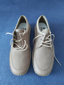 Pánské kožené boty Rieker vel. 44, barva šedá, 699 Kč - 2