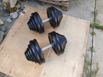 FIXní činky 2x60kg za 7490,- - 2