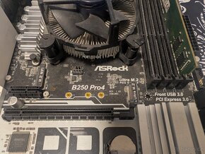 AsRock B250 pro4 + i3 6100 + 4gb + 128gb M2 SSD disk - 2