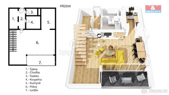 Prodej bytu 4+kk, 102 m², Chrudim, ul. Radoušova - 2