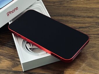  Apple iPhone 14 Red 128 GB, top stav, bat. 98% - 2