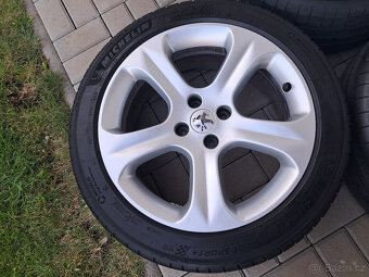 alu kola original Peugeot 18" 4x108 + pneu 235/45/18 - 2