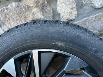 Hyundai 235/55/18 alu original 4ks,TPMS, Nokian 7mm - 2