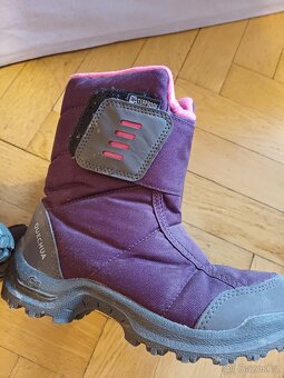 Dětské sněhule Decathlon – vel. 33 / 20,5 cm a vel. 32 - 2