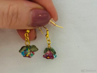 Sada šperků: náhrdelník a náušnice „Kouzelná zahrada - 2