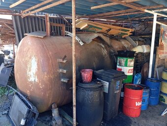 Nádrž ocelová, tlaková nádrž na kapaliny, zásobník - 2