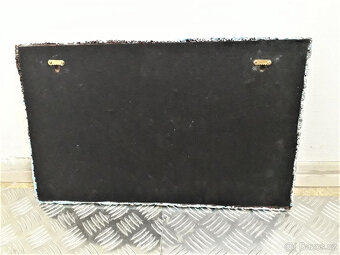 NOVÝ - obraz z kamínků malba - fialový - 2