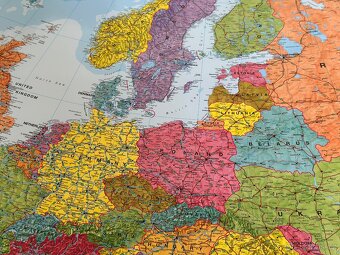 Politická nástěnná mapa OBŘÍ EVROPA 170 x 124 cm - 2