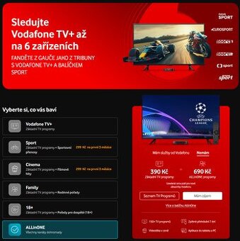 Apple One (TV, Music, iCloud), OnePlay, Vodafone TV, HBO,... - 2