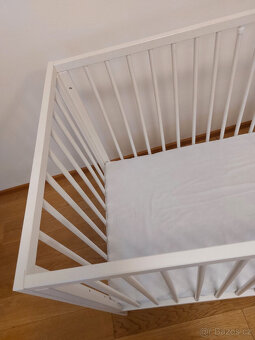 postýlka Klupś + matrace + chránič - 2