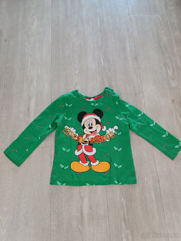 Pyžámko a tričko s vánočním motivem, vel. 92 - 2