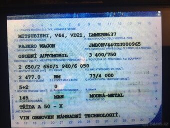 Mitsubishi Pajero  eko zaplaceno - 2