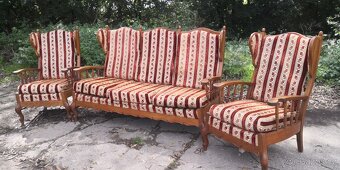 Starožitná sedací souprava 3+1+1 - 2